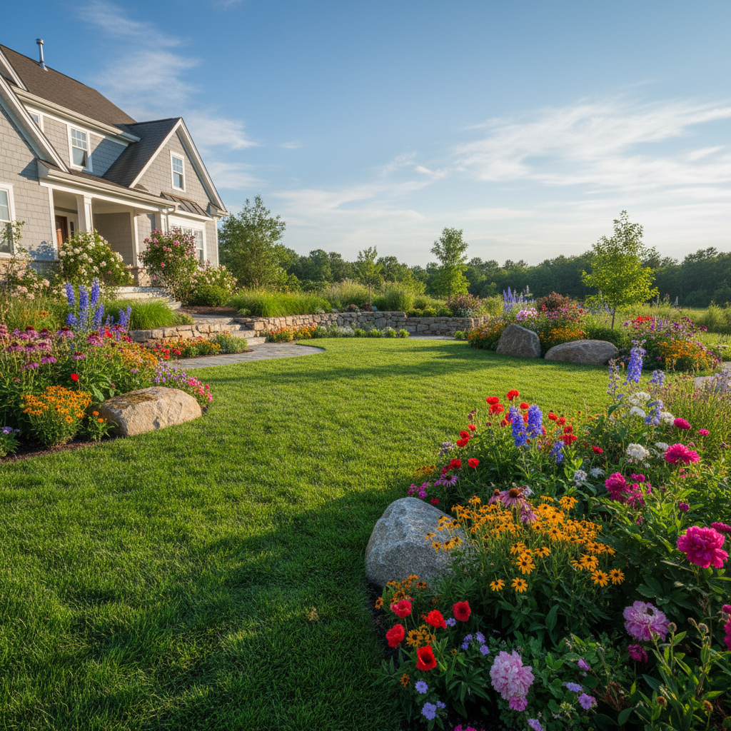 Full landscape design and installation