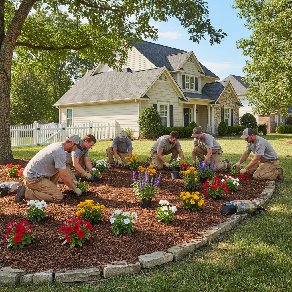 Professional landscaping in Northville MI